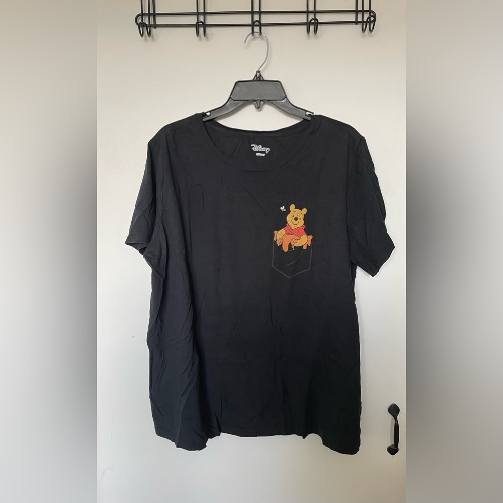 Pooh in Faux Pocket T-Shirt